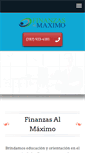 Mobile Screenshot of finanzasalmaximo.com